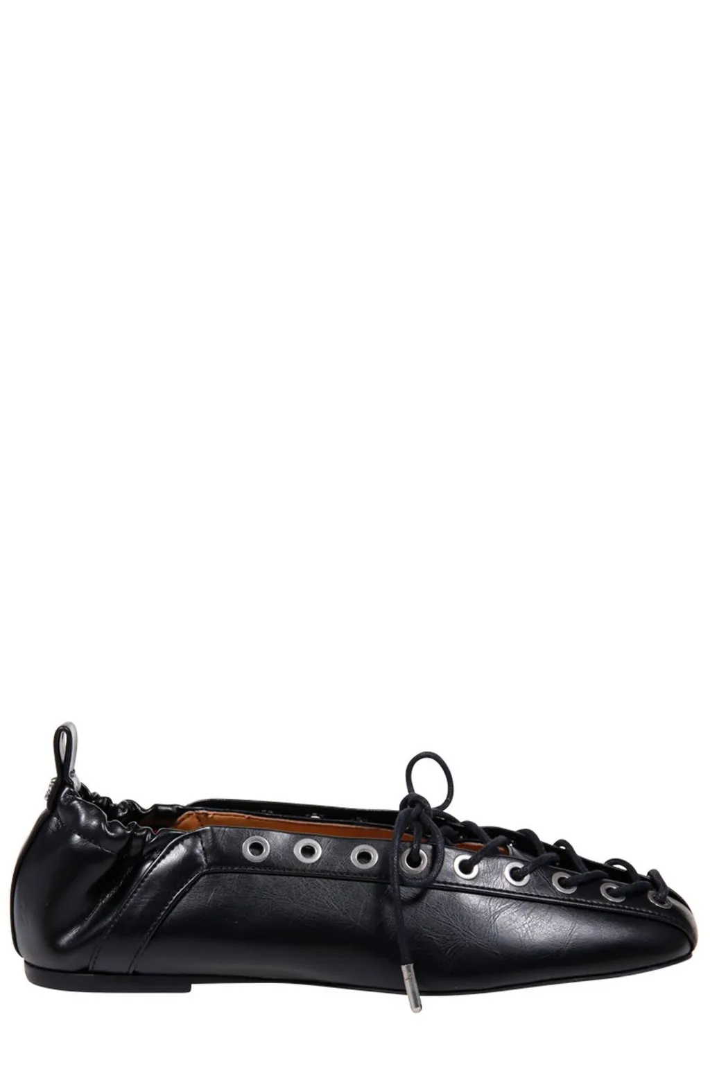 Lace-Up Ballet Flats