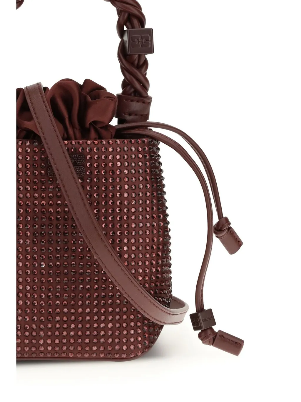Bucket Bag With Rhinestones