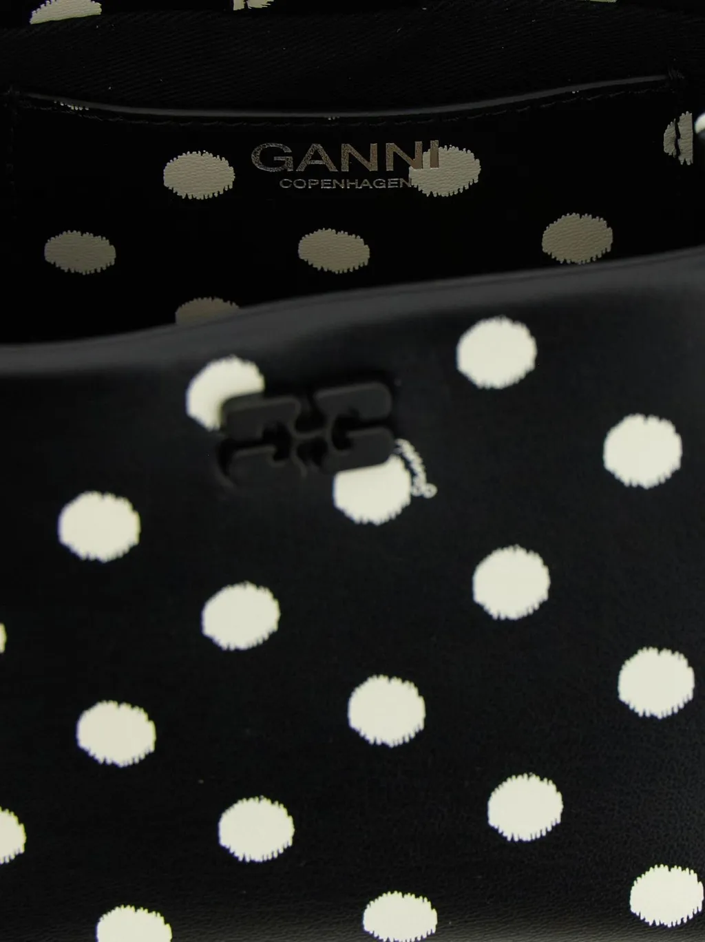 Polka Dot Top Handle Bag