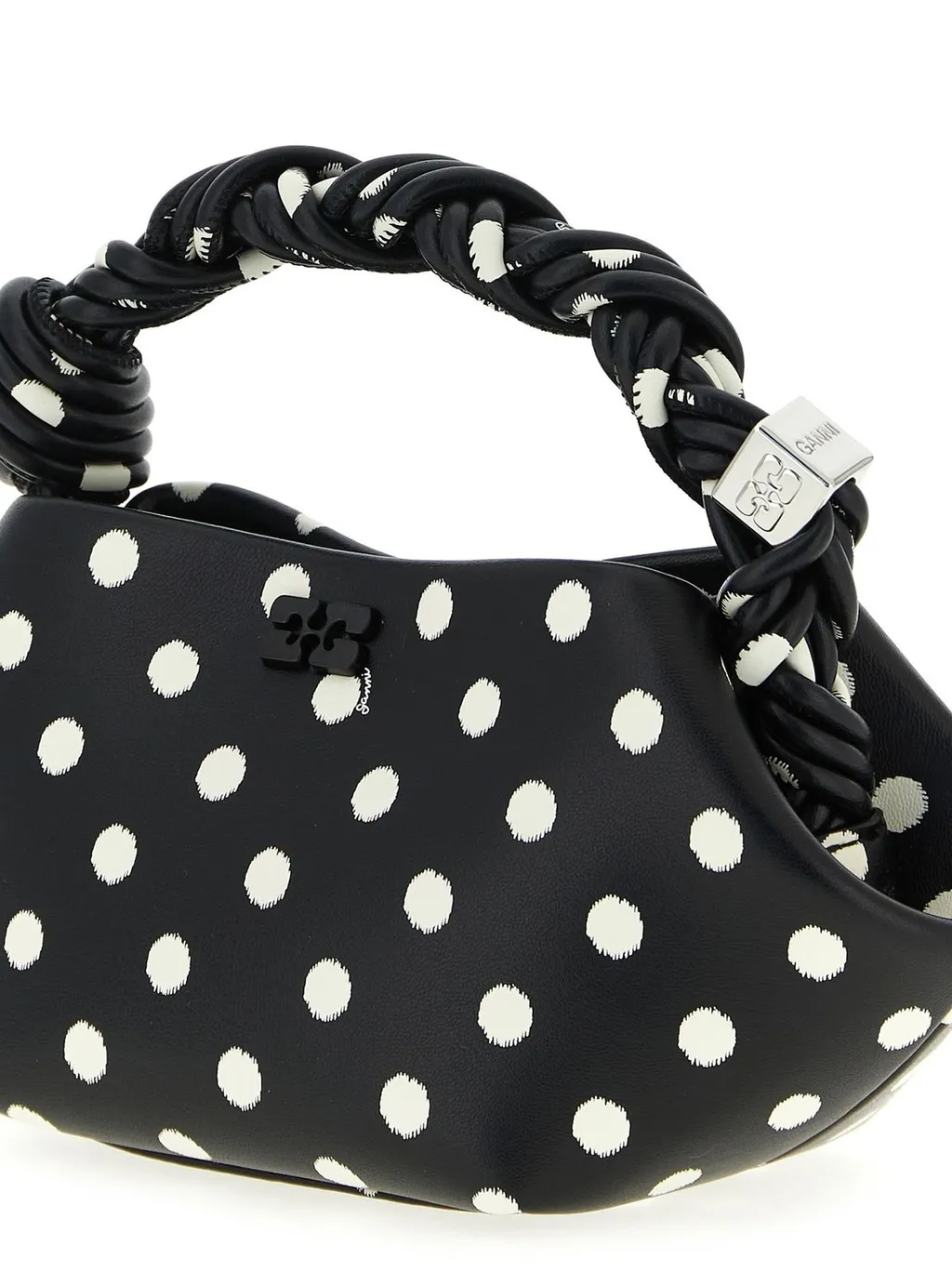 Polka Dot Top Handle Bag