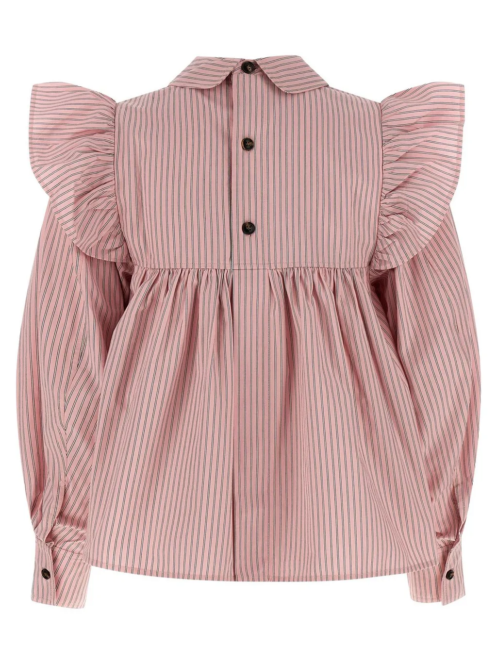 Striped Ruffle Shirt