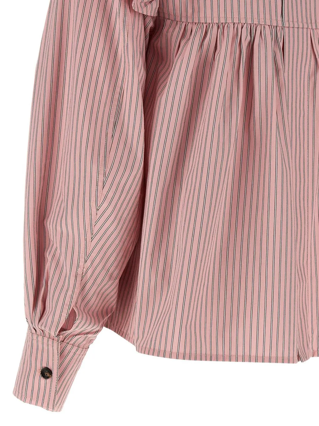 Striped Ruffle Shirt