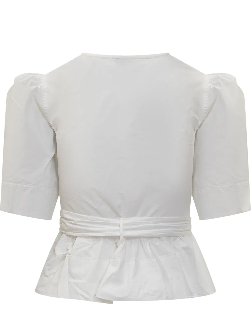 Peplum Top With Bows
