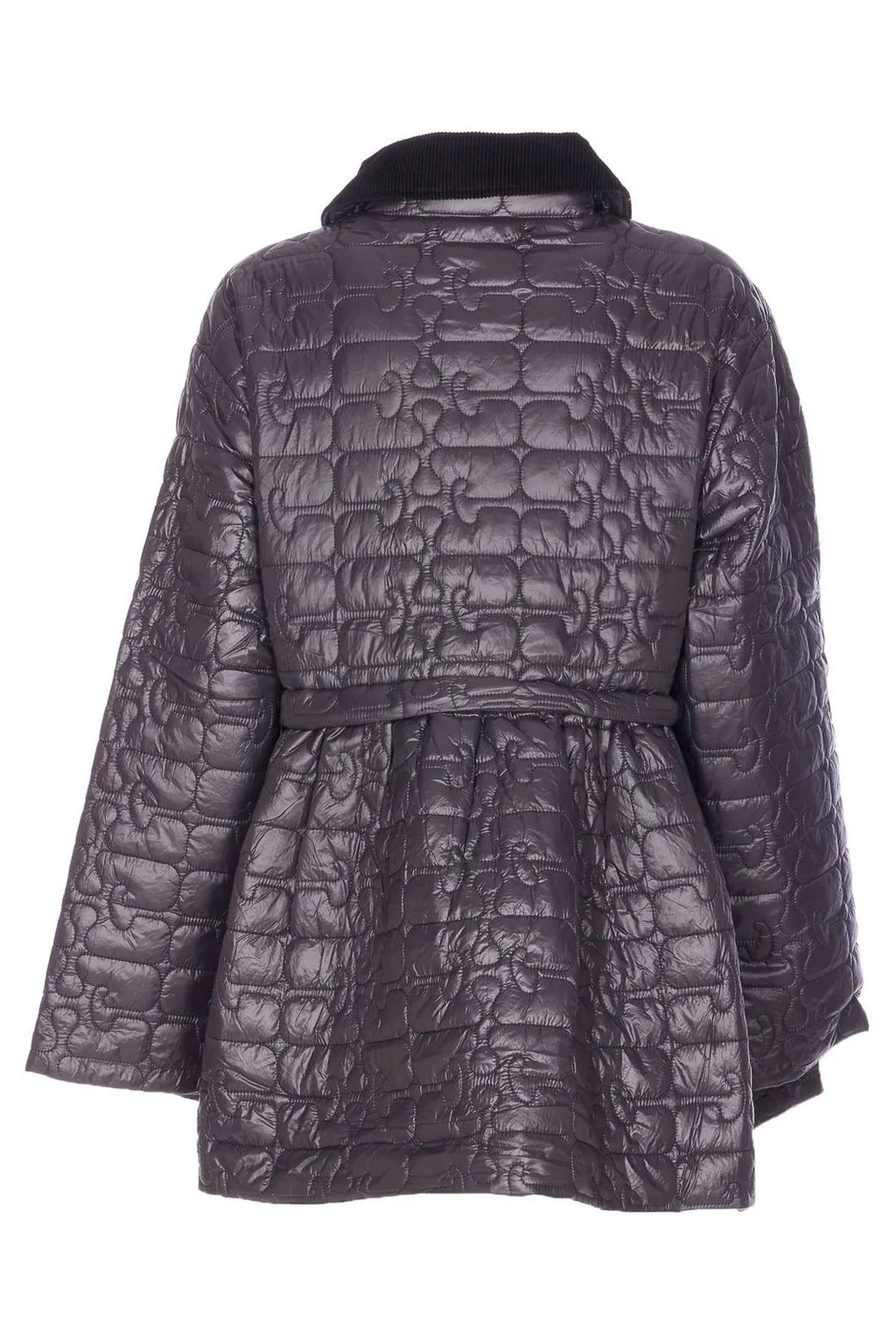 Quilted Jacket With Belt