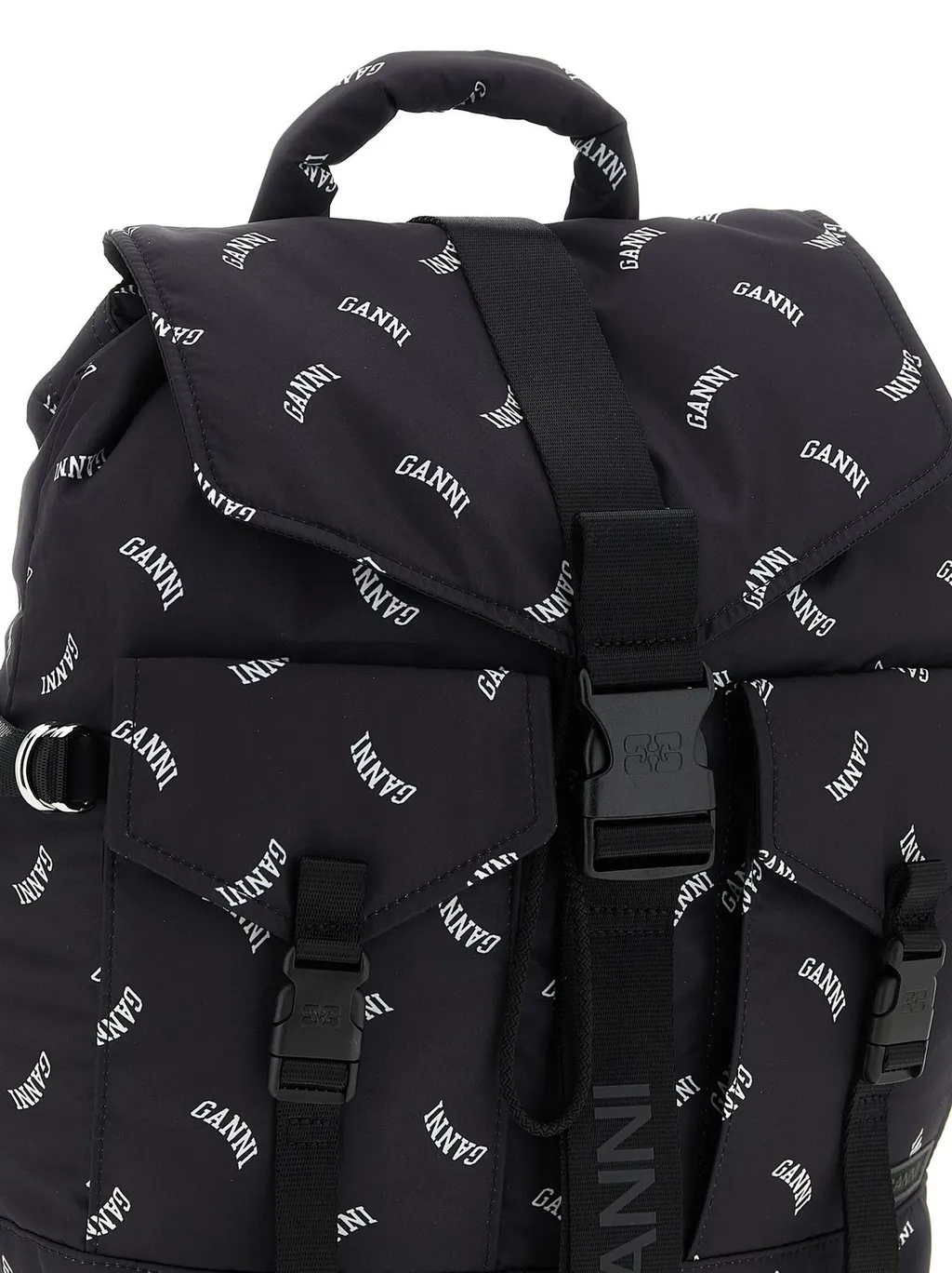 Logo Print Backpack