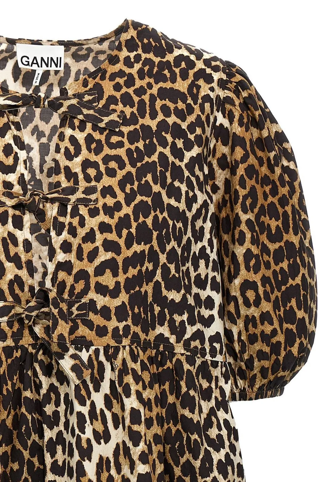 Leopard Print Mini Dress