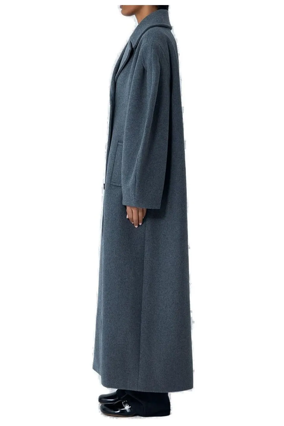 Double-Breasted Maxi Coat