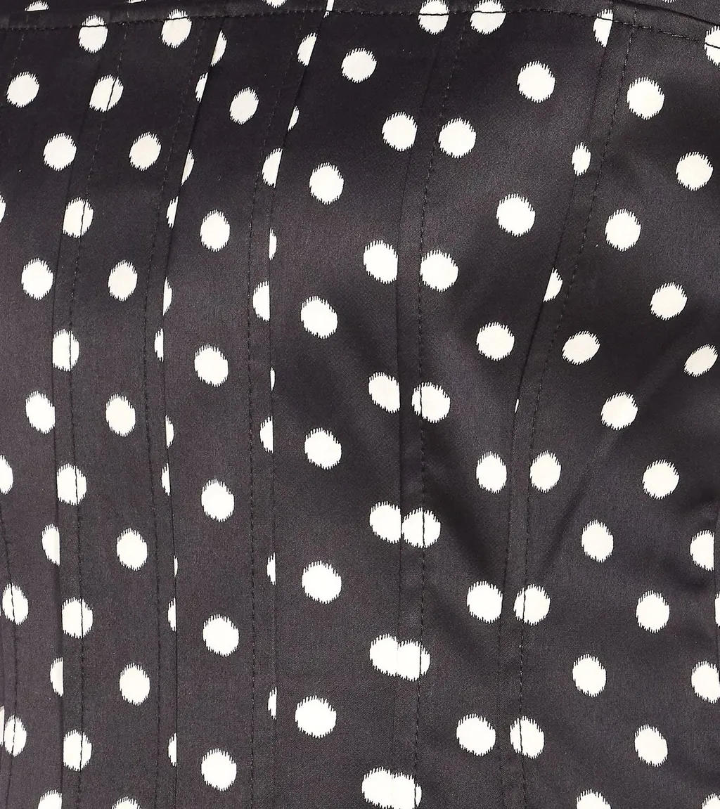 Polka Dot Corset Top