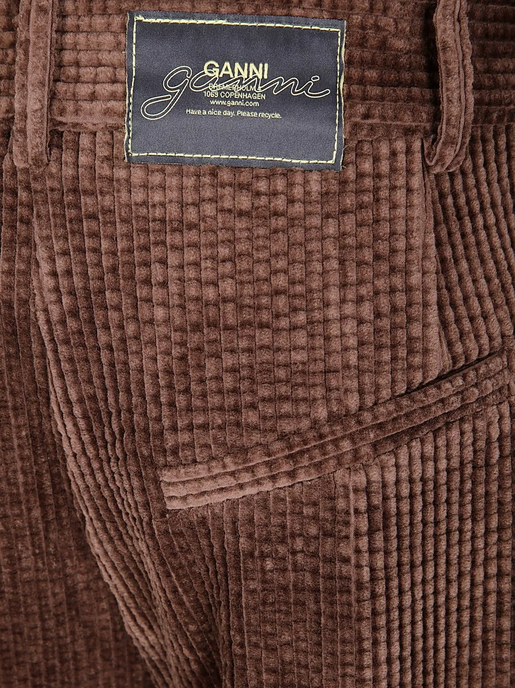 Corduroy Wide-Leg Trousers