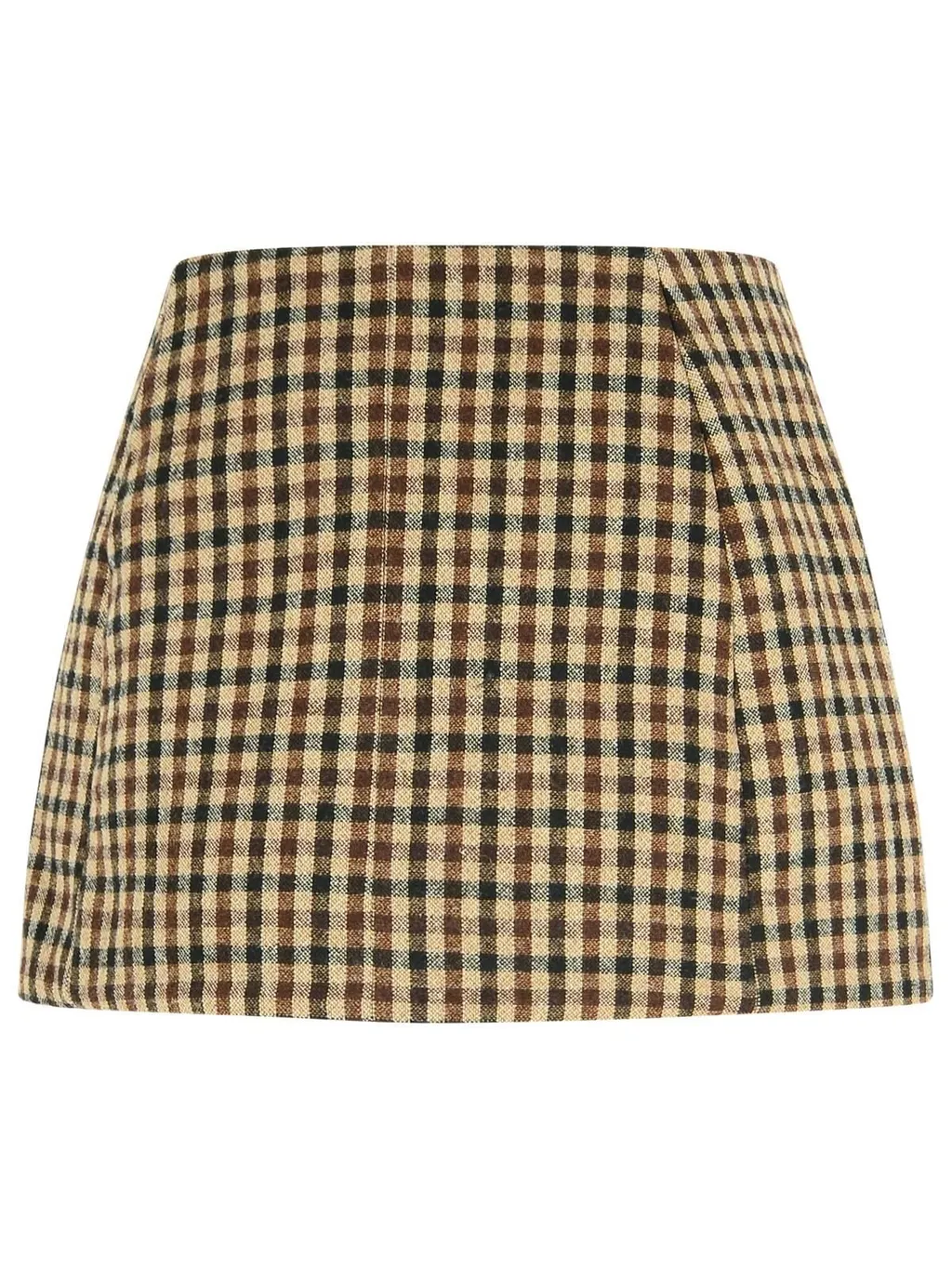 Checked Mini Skirt
