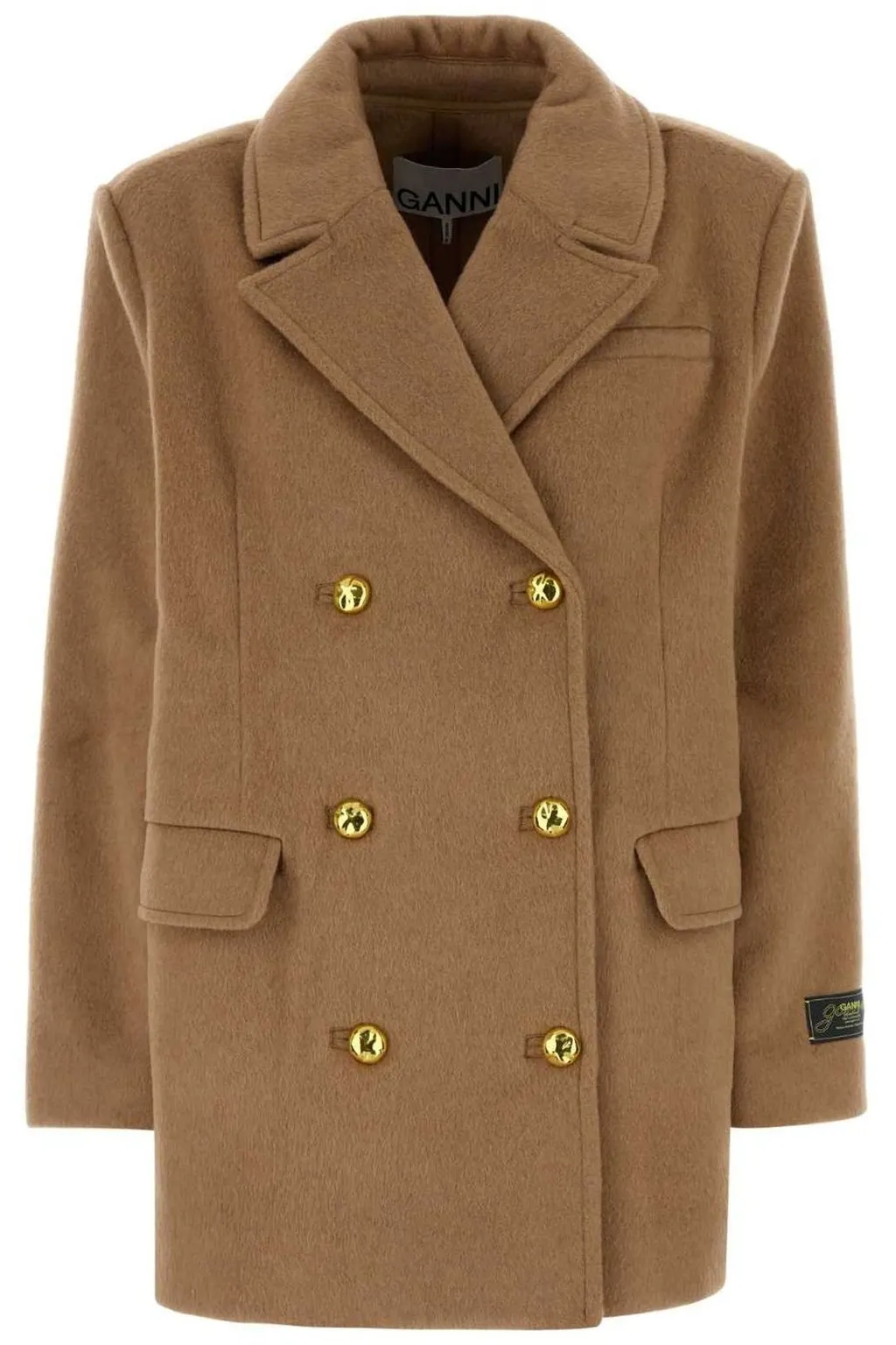Double-Breasted Wool Coat