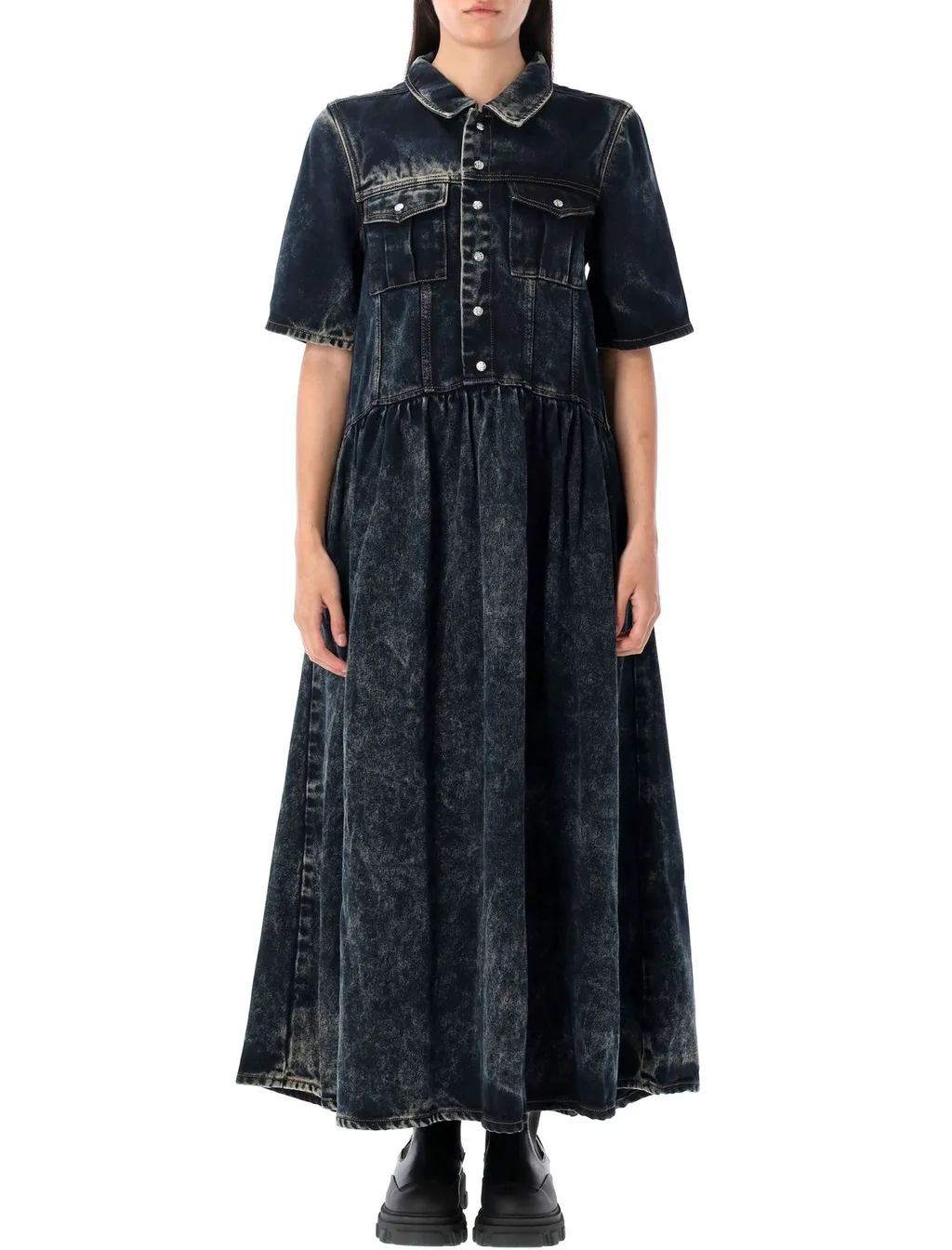 Denim Maxi Dress