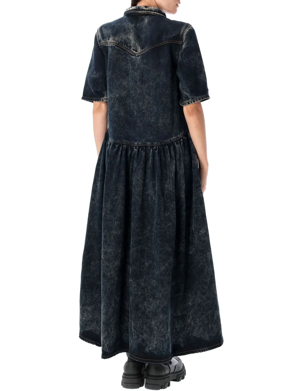 Denim Maxi Dress