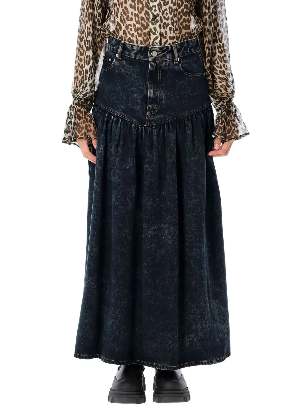 Maxi Denim Skirt