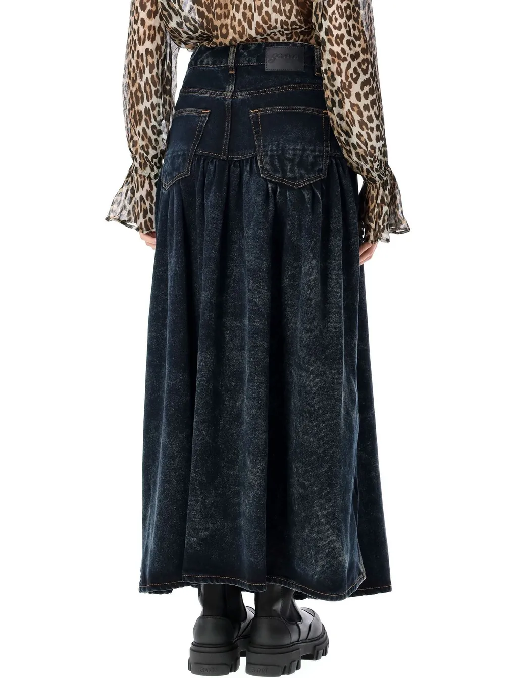 Maxi Denim Skirt