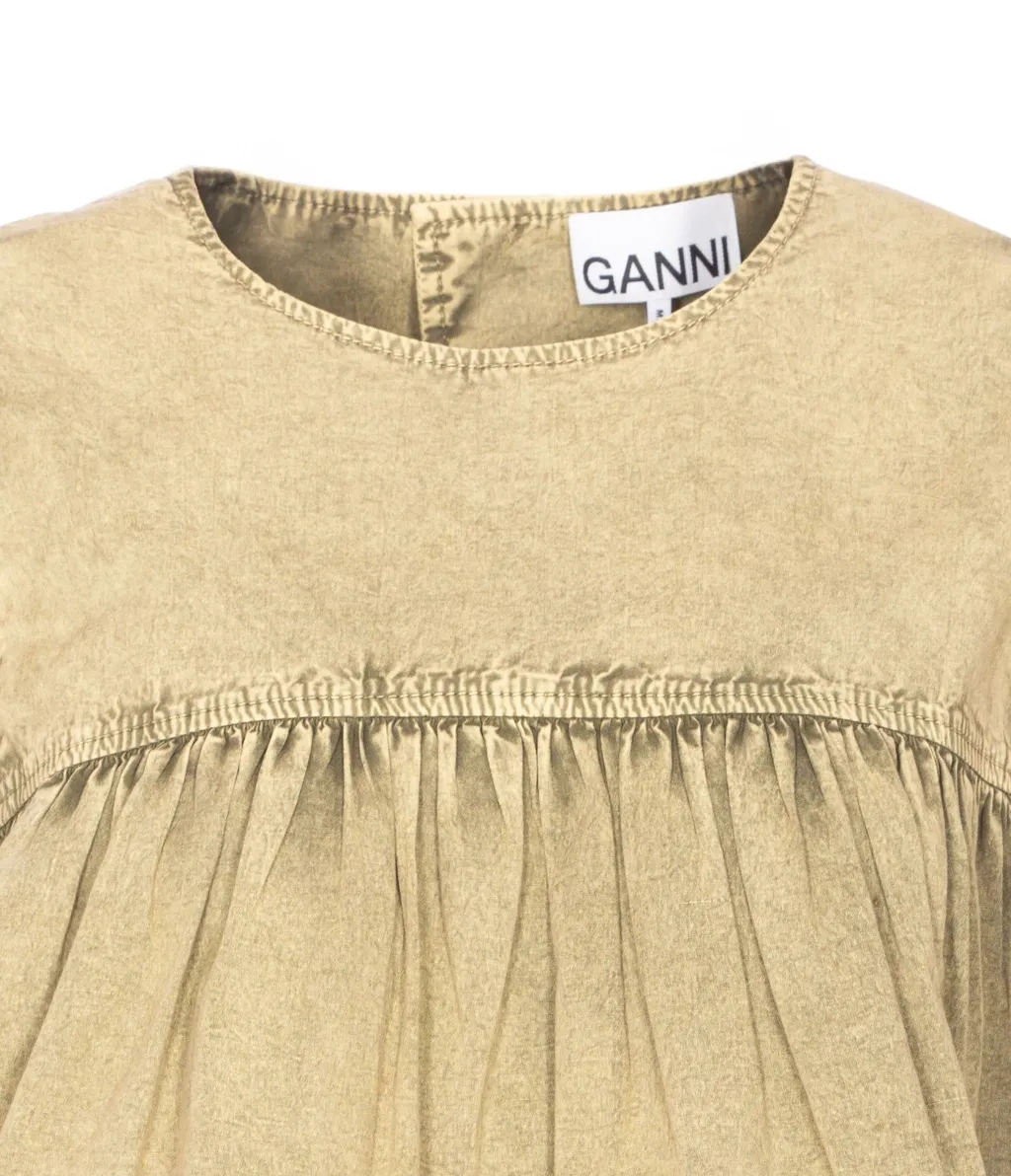 Ruffled Cotton Dress