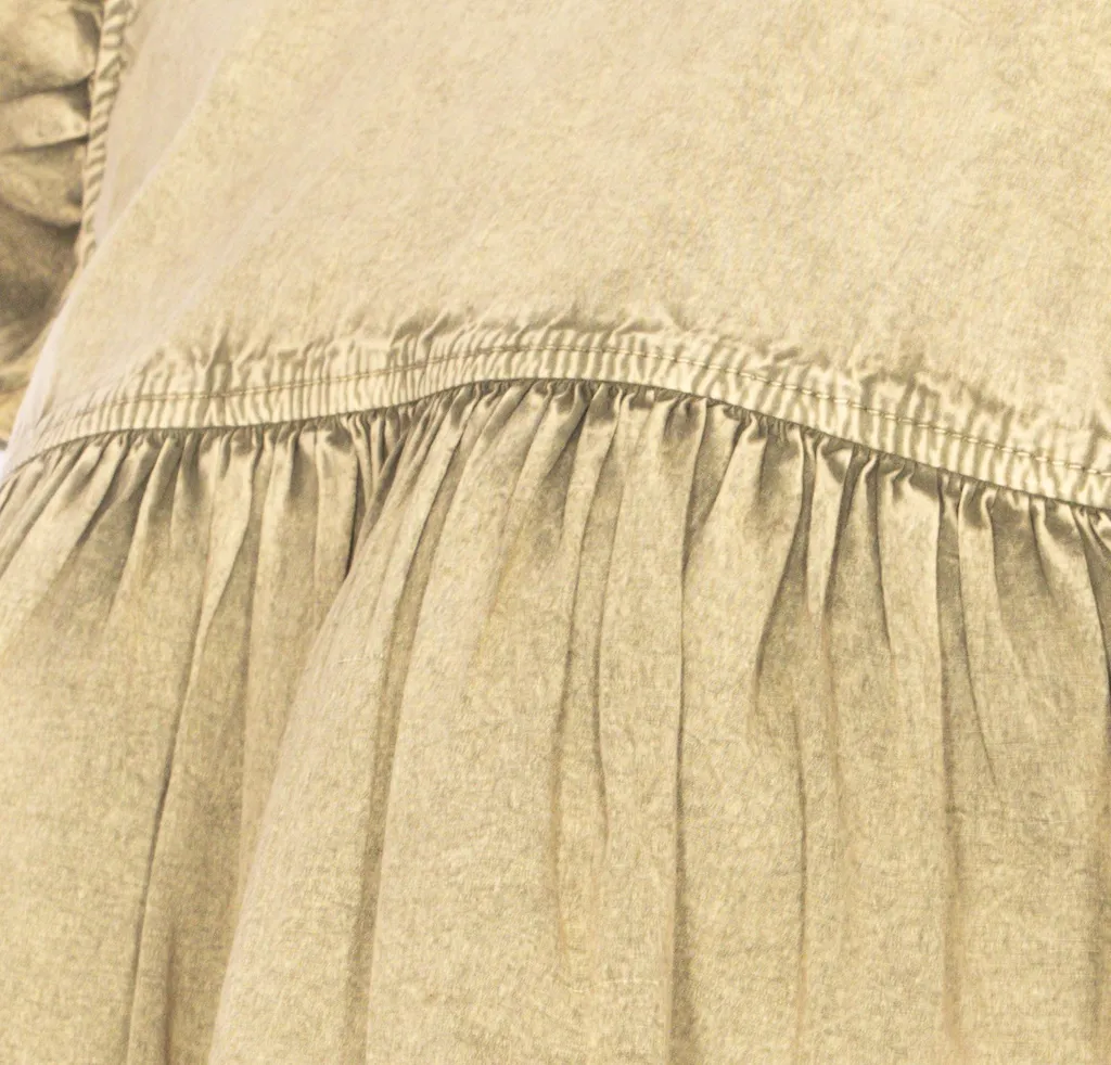 Ruffled Cotton Dress