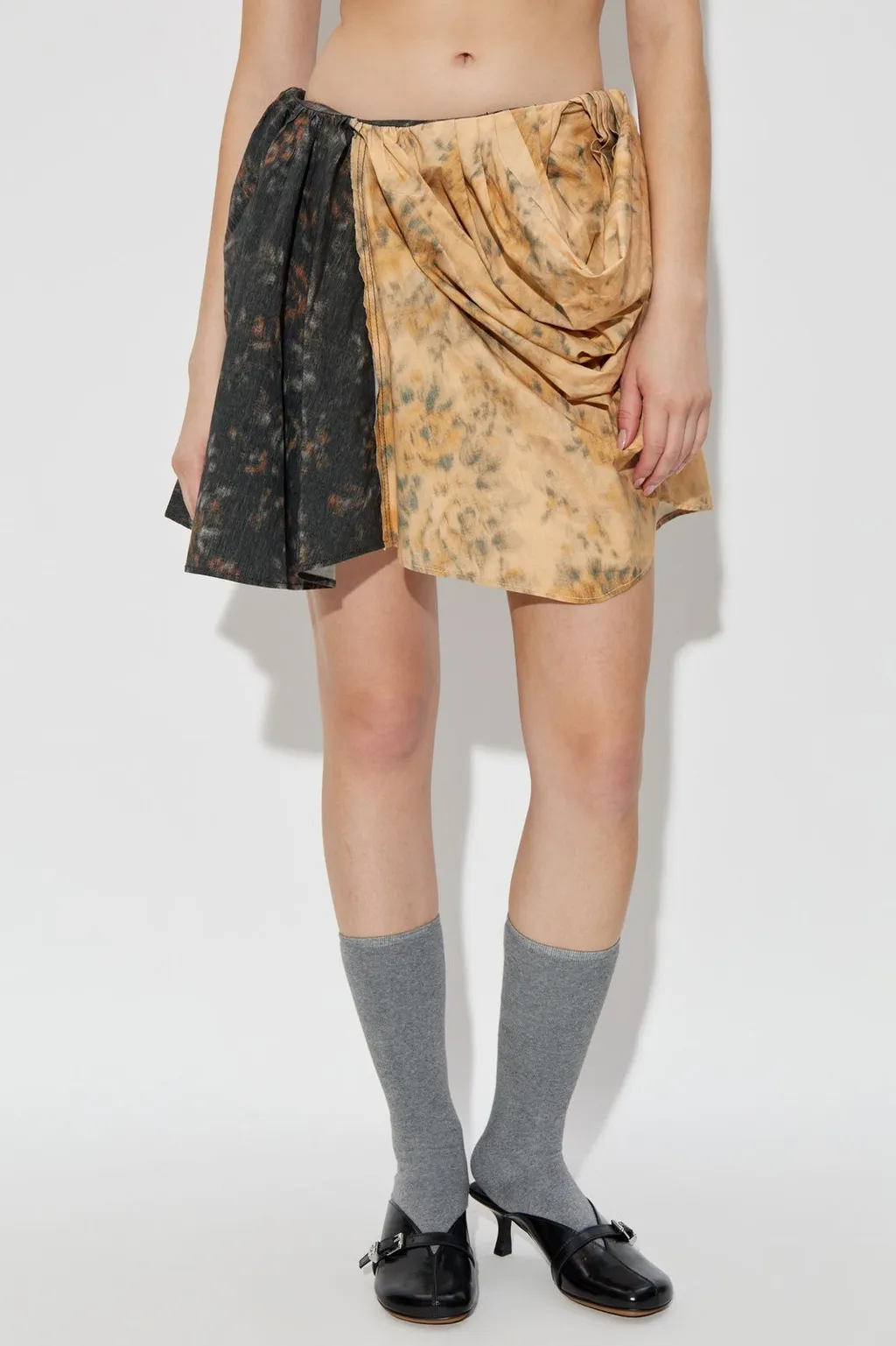 Asymmetric Draped Skirt