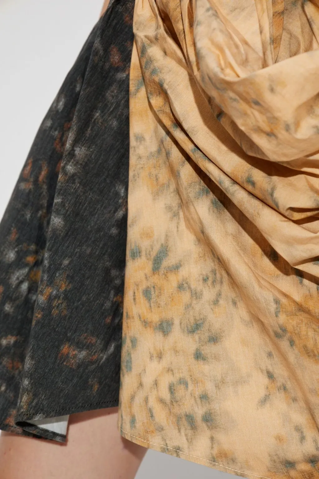 Asymmetric Draped Skirt
