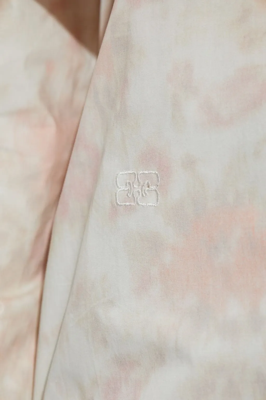 Floral Print Shirt With Cape Detail