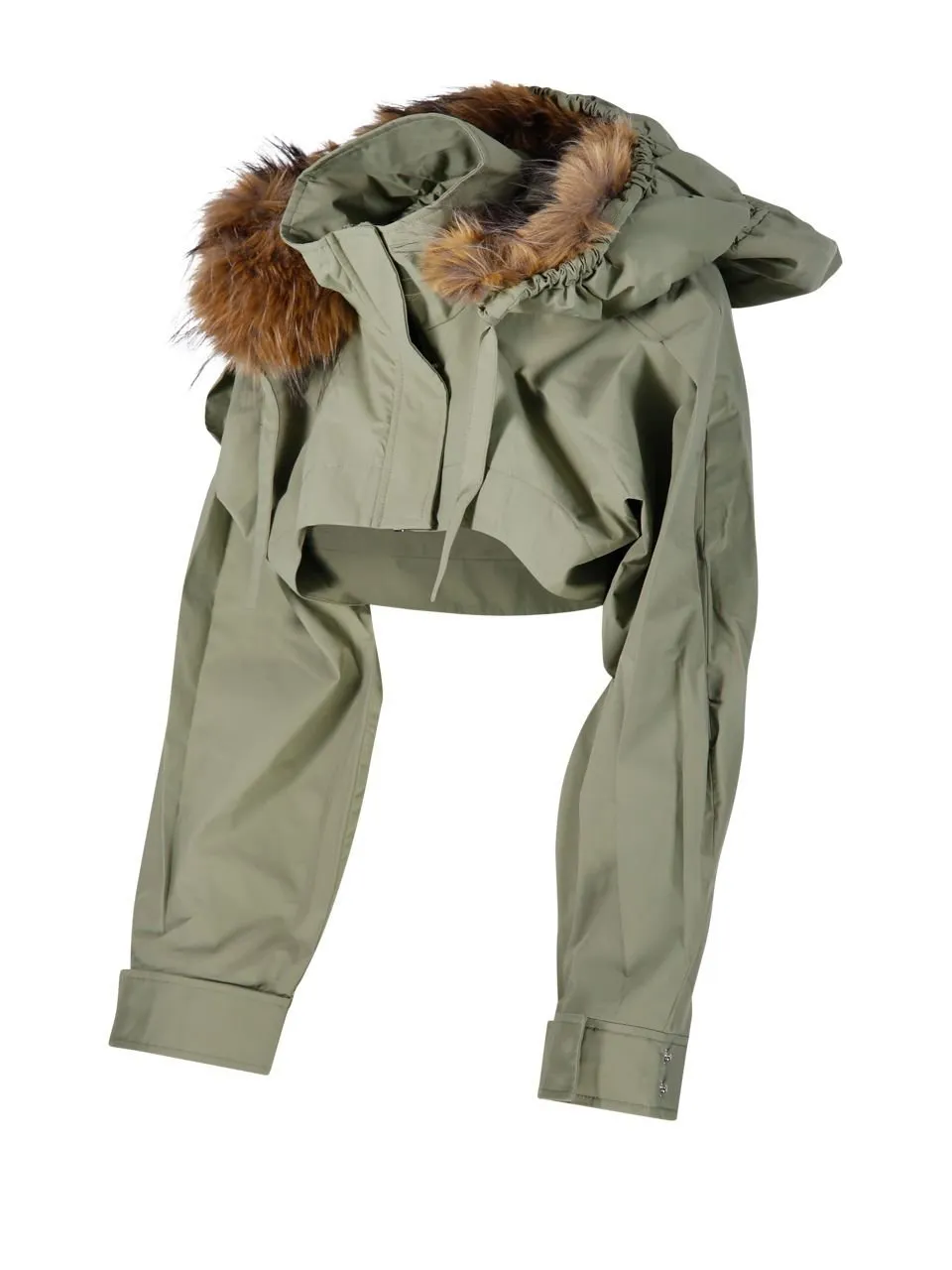 Cropped Parka Jacket