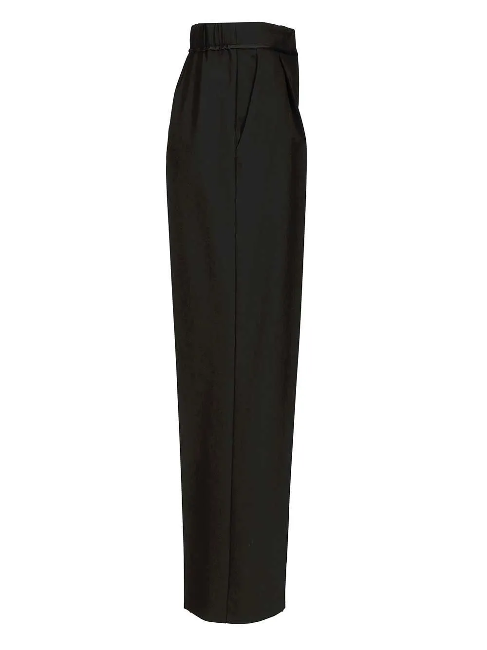 High-Waisted Pleated Trousers