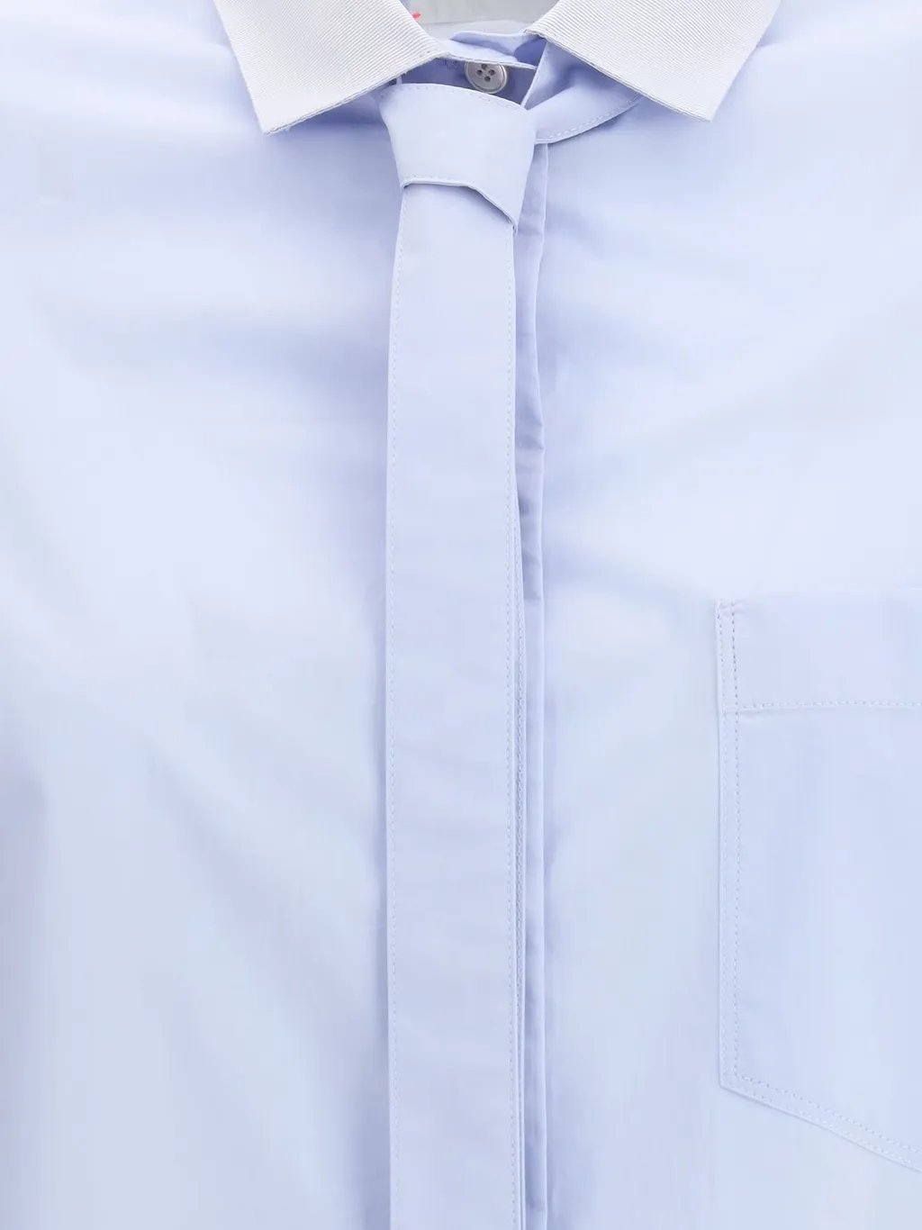 Oversized Shirt With Tie Detail