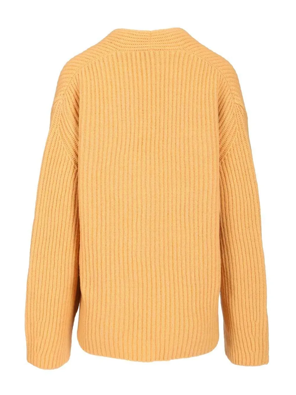 V-Neck Ribbed Sweater