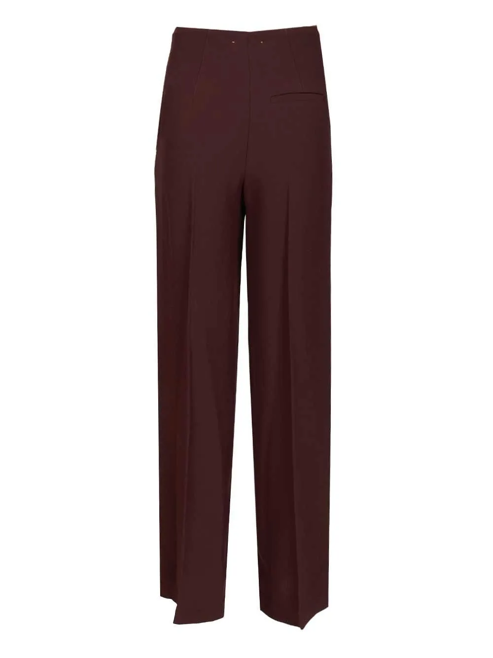 High-Waisted Wide-Leg Trousers