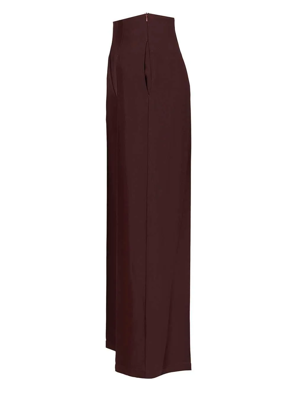 High-Waisted Wide-Leg Trousers