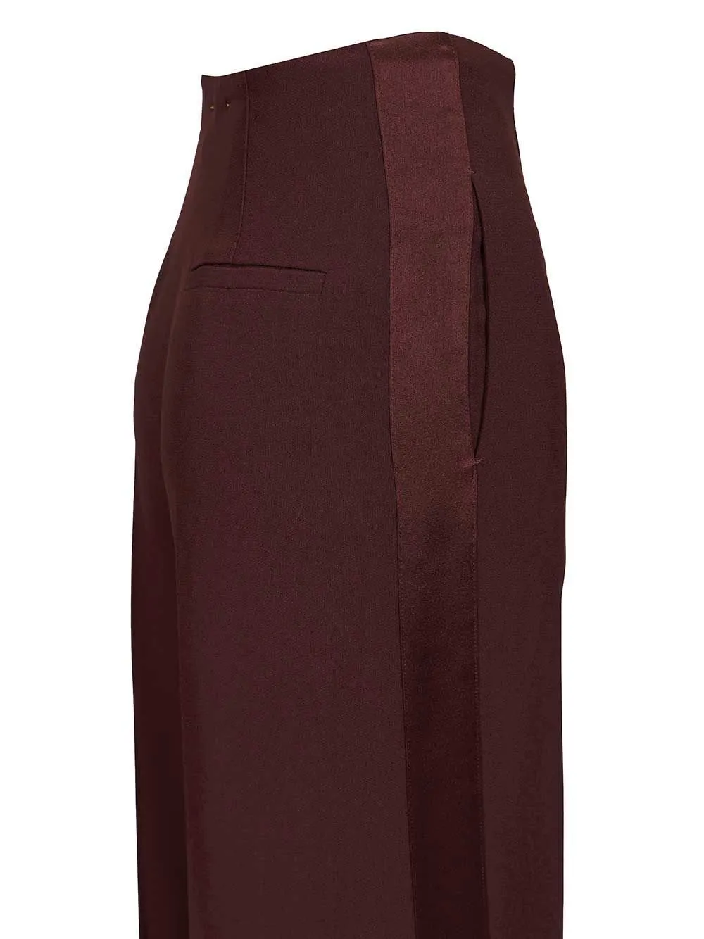 High-Waisted Wide-Leg Trousers