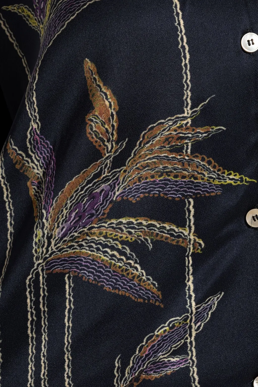 Embroidered Silk Shirt
