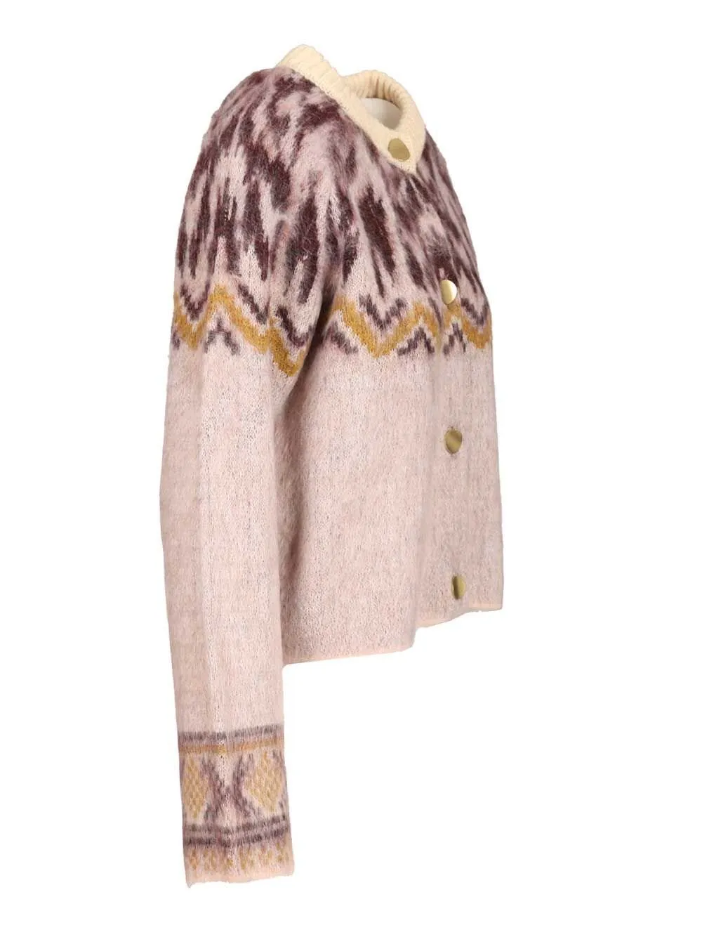 Fair Isle Knit Cardigan
