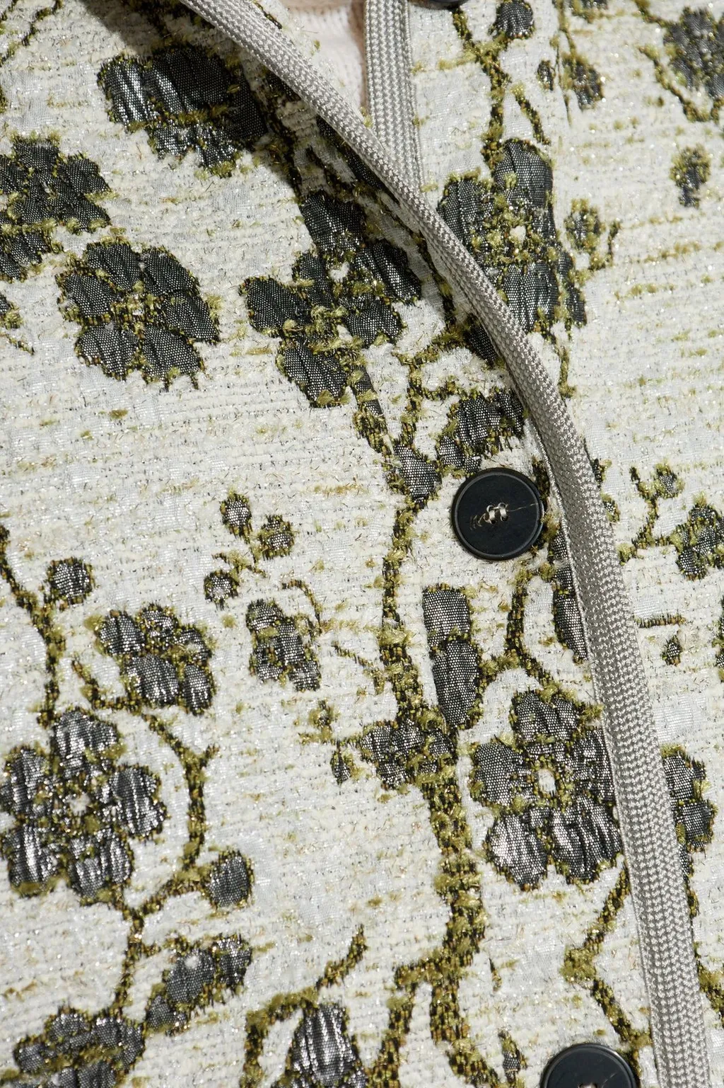 Floral Jacquard Jacket