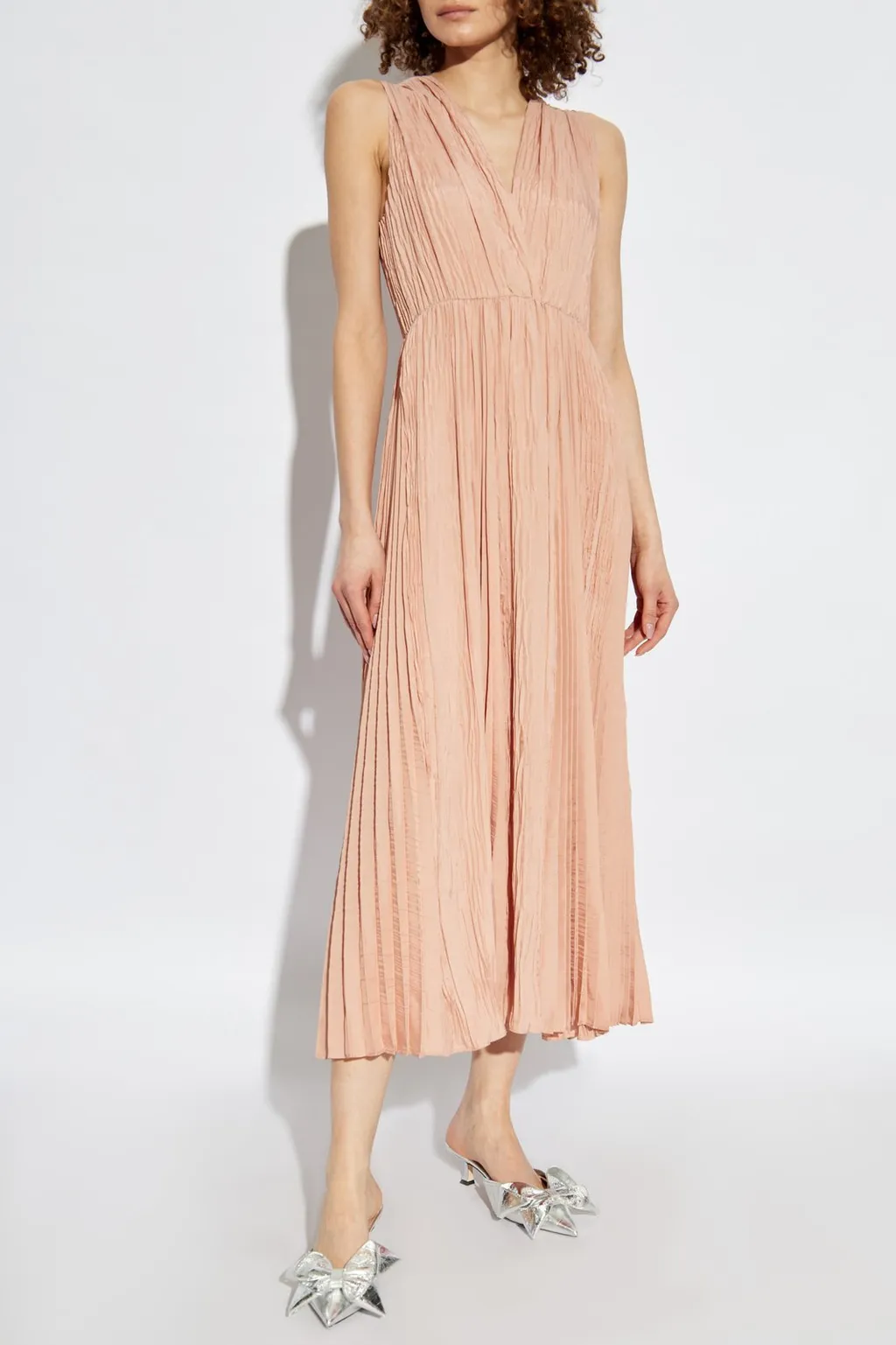 Pleated Maxi Dress