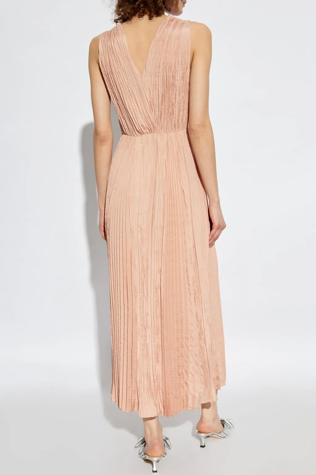 Pleated Maxi Dress