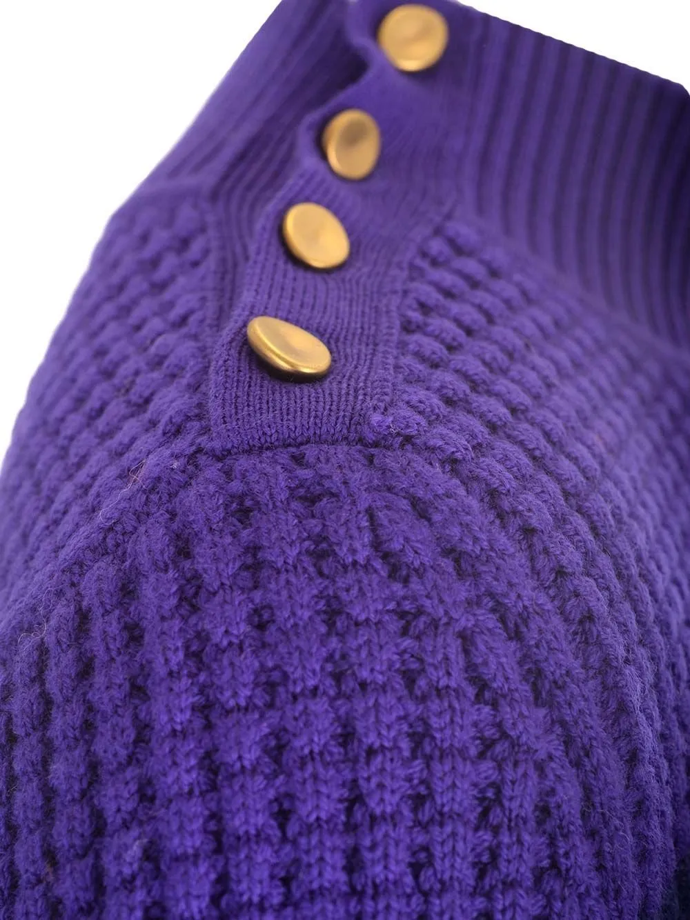 Striped Mock Neck Sweater