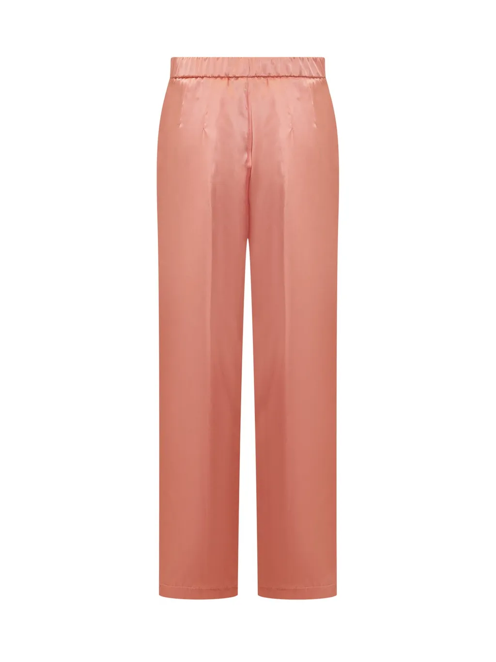 Wide-Leg Satin Trousers
