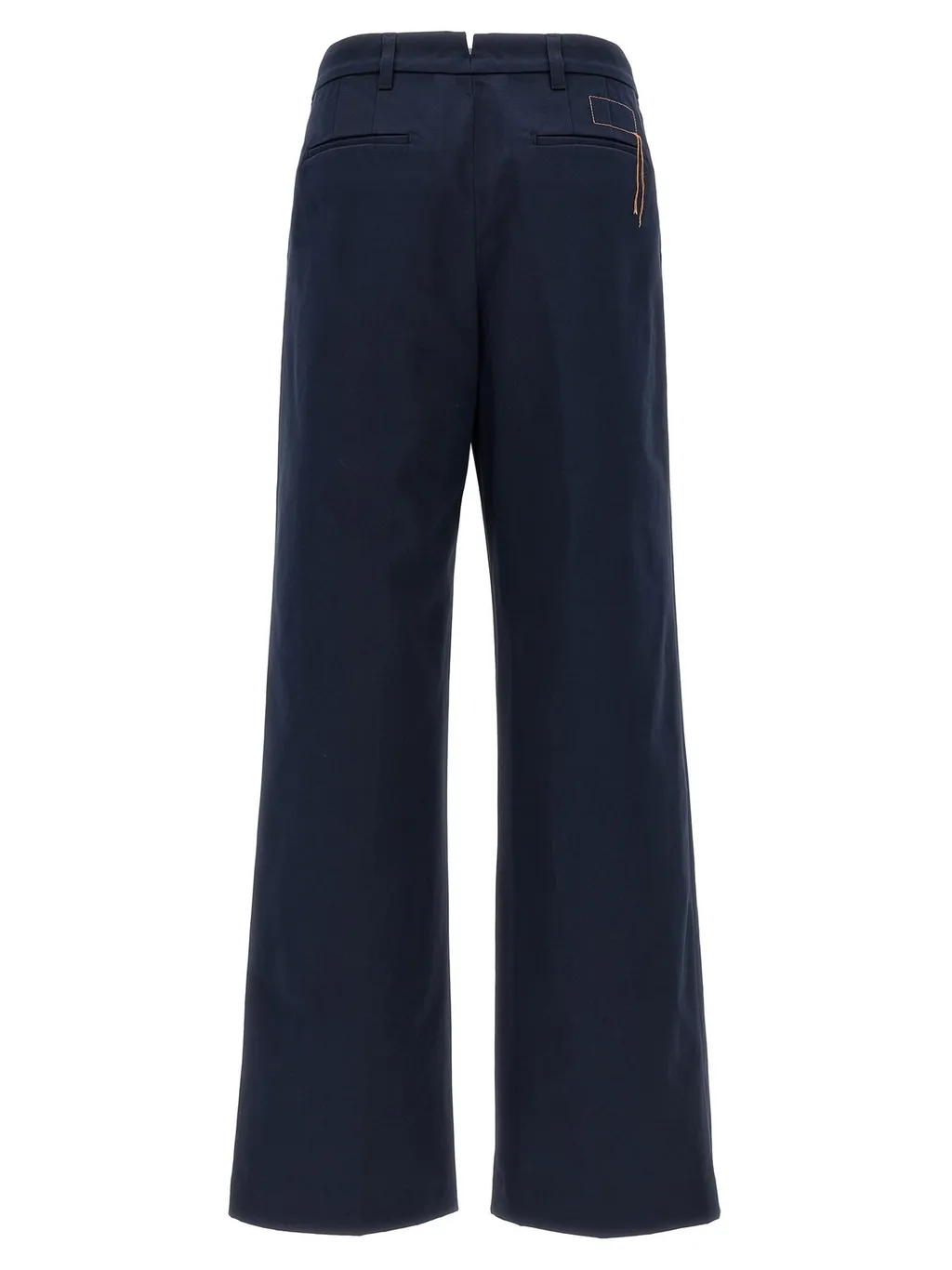 Wide-Leg Pleated Trousers
