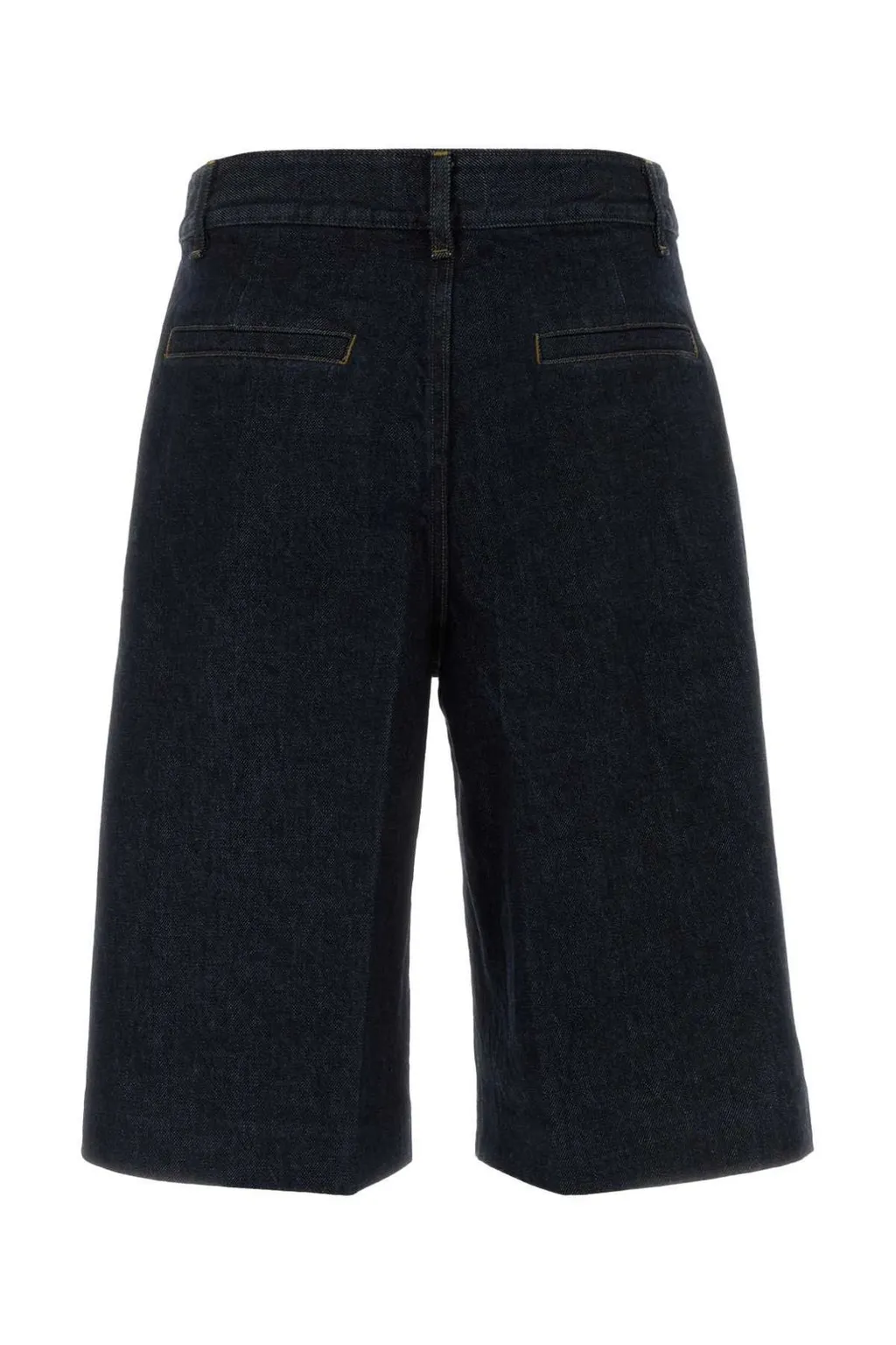 Wide-Leg Denim Culottes