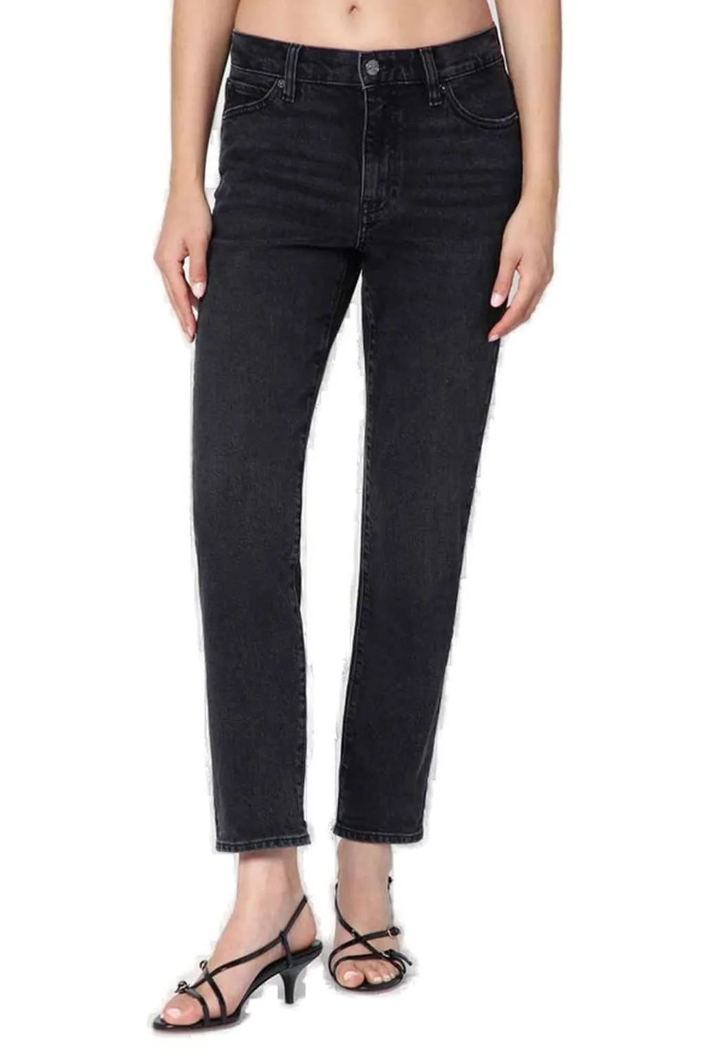 High-Rise Straight Leg Jeans