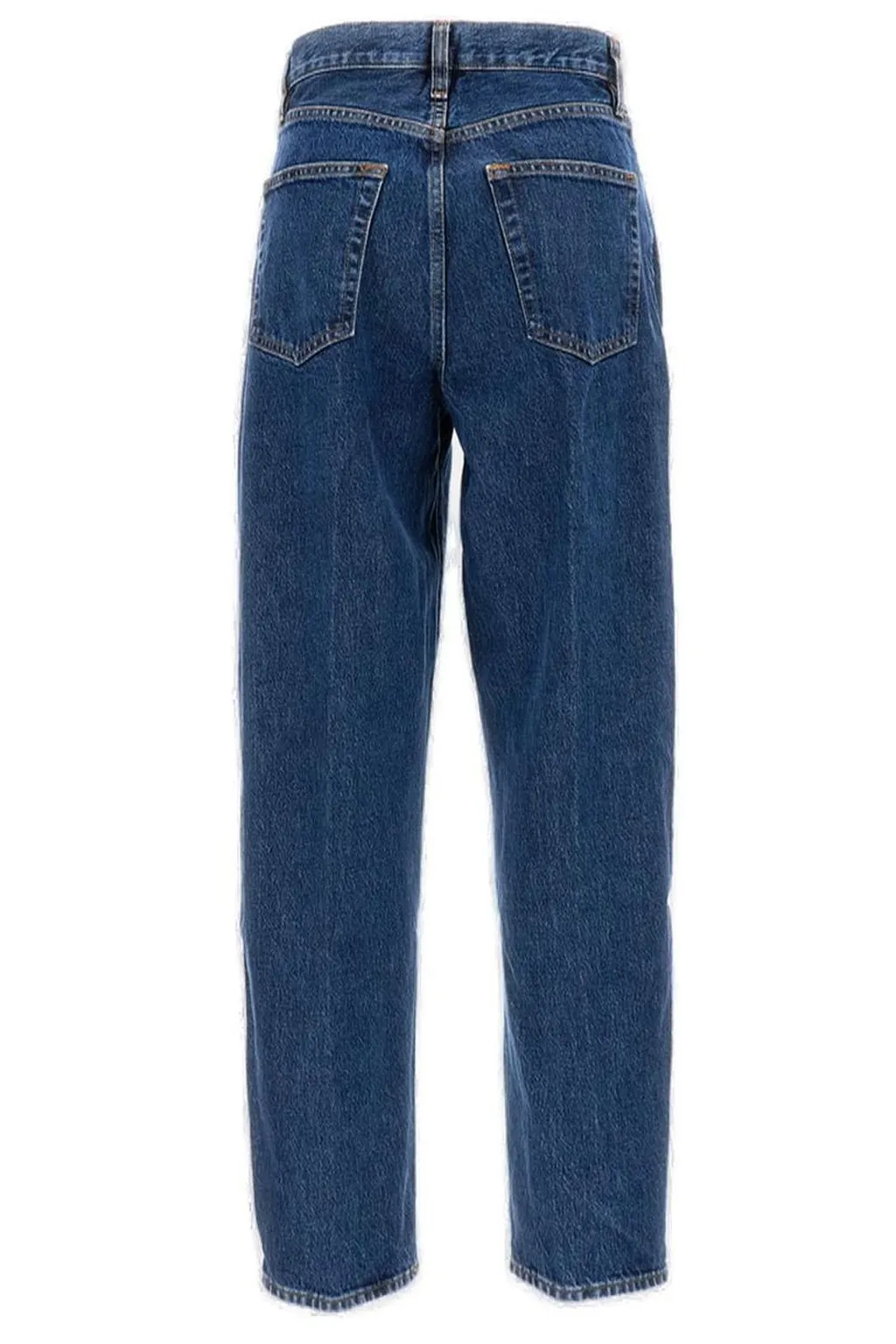 High-Waisted Straight Leg Jeans