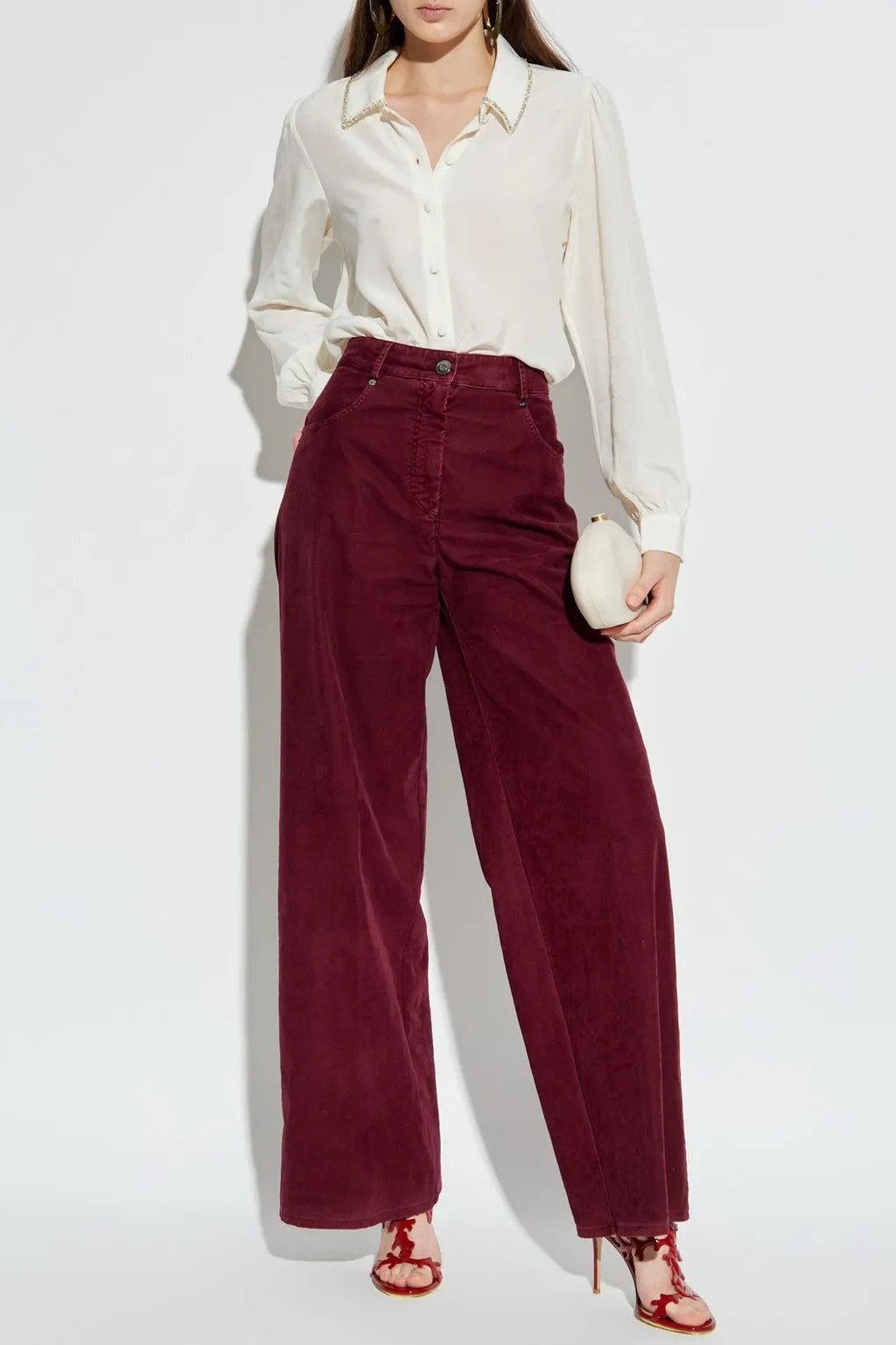 Embellished Collar Blouse