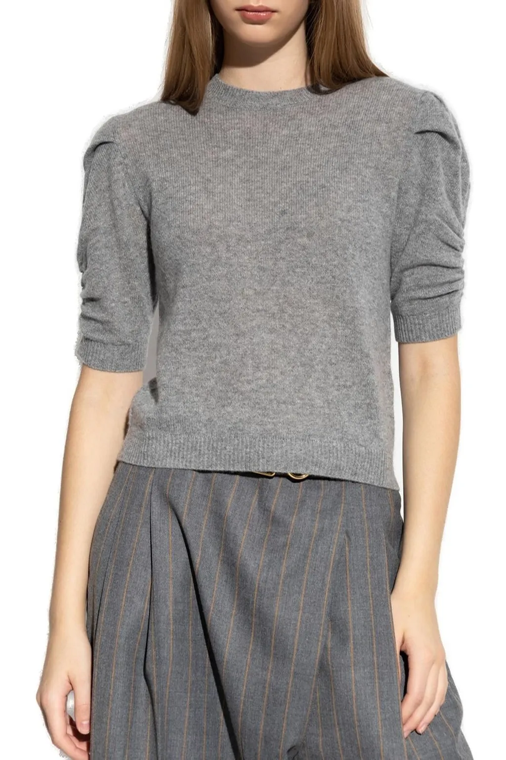 Puff Sleeve Knit Top