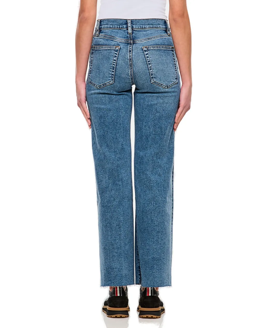High Rise Straight Leg Jeans