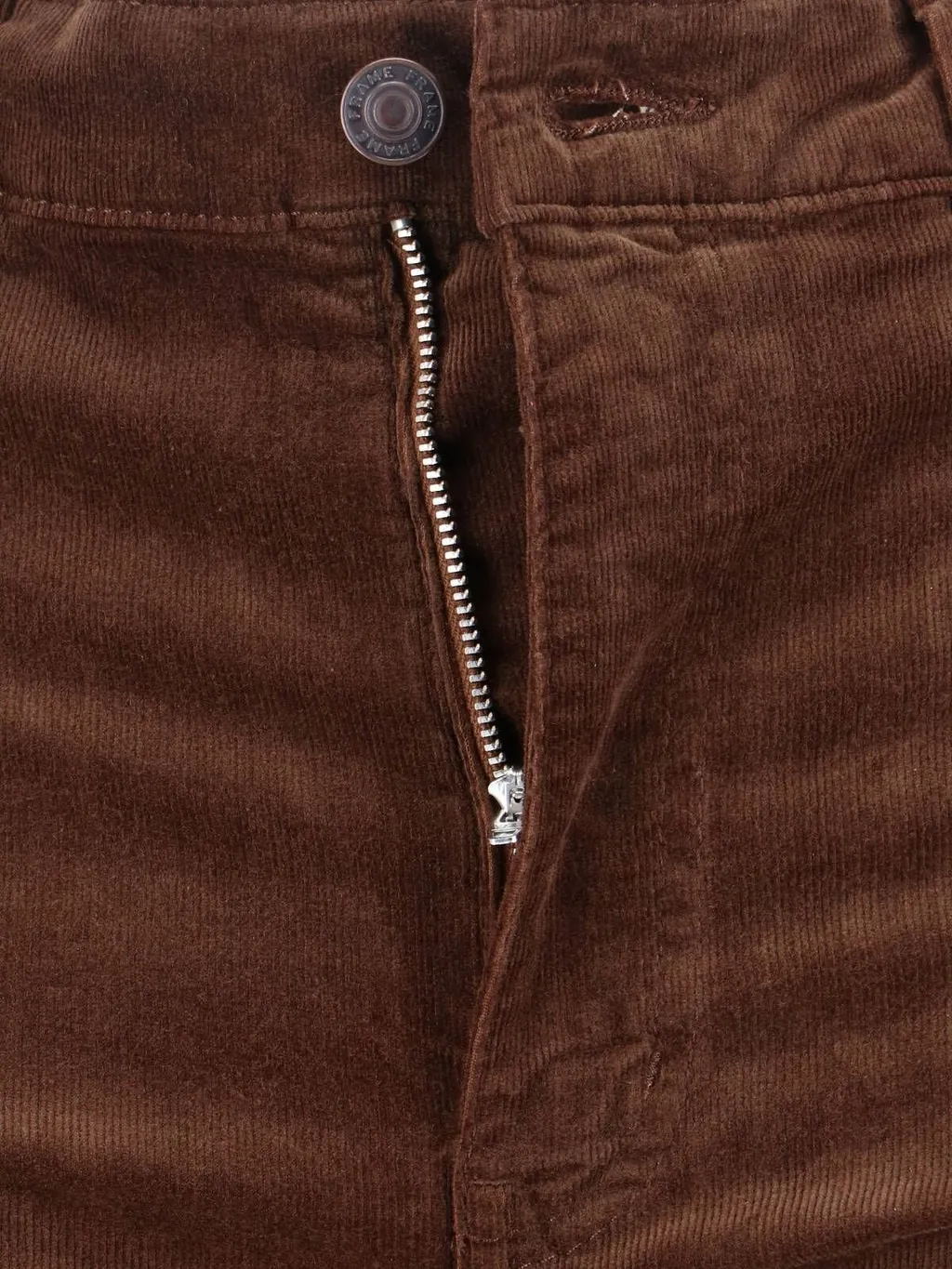 High-Rise Flared Corduroy Trousers