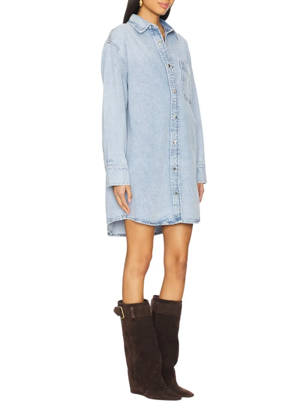 Denim Shirt Dress