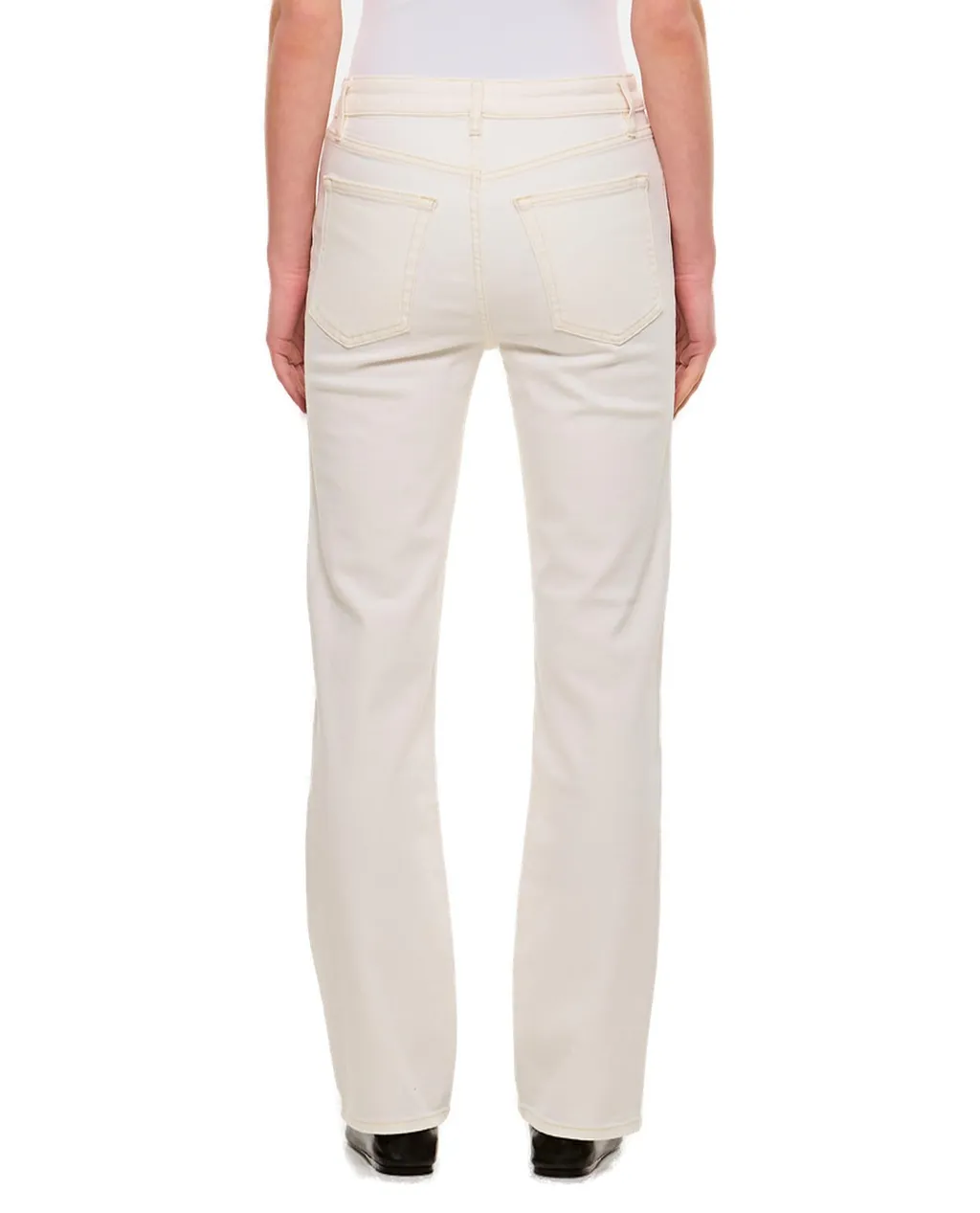 High-Rise Straight Leg Jeans