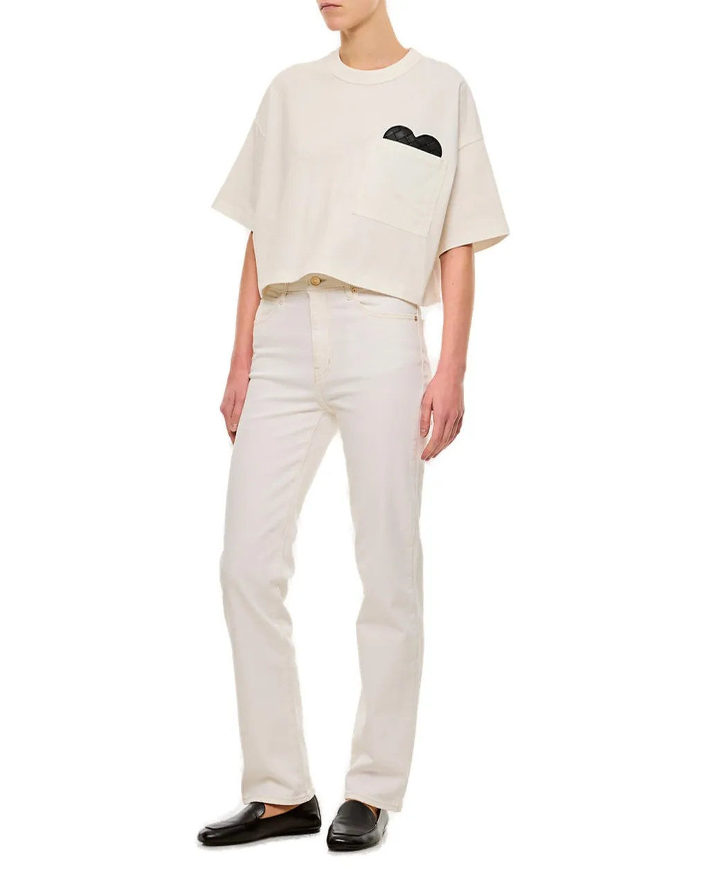 High-Rise Straight Leg Jeans