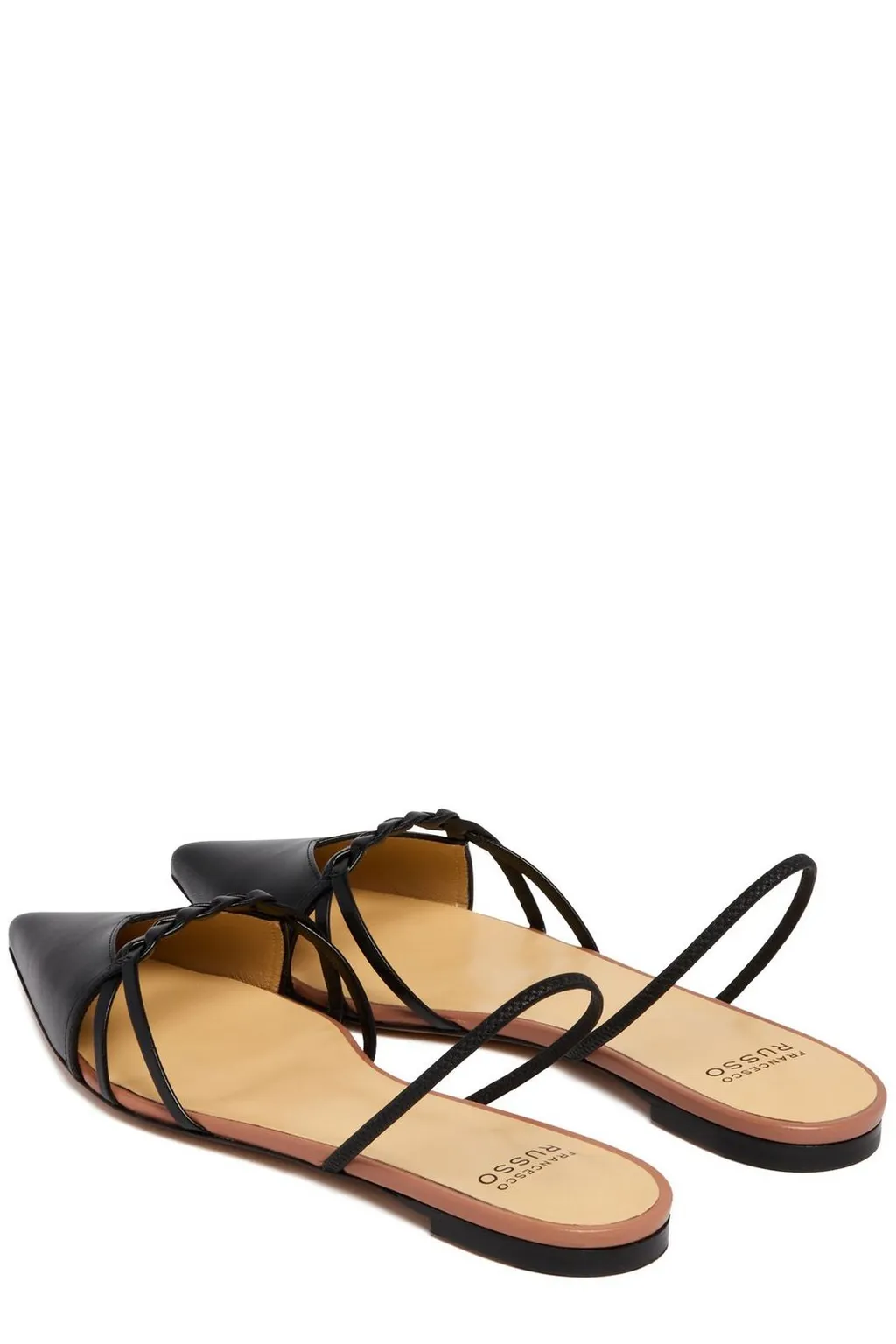 Pointed Toe Flat Sandals
